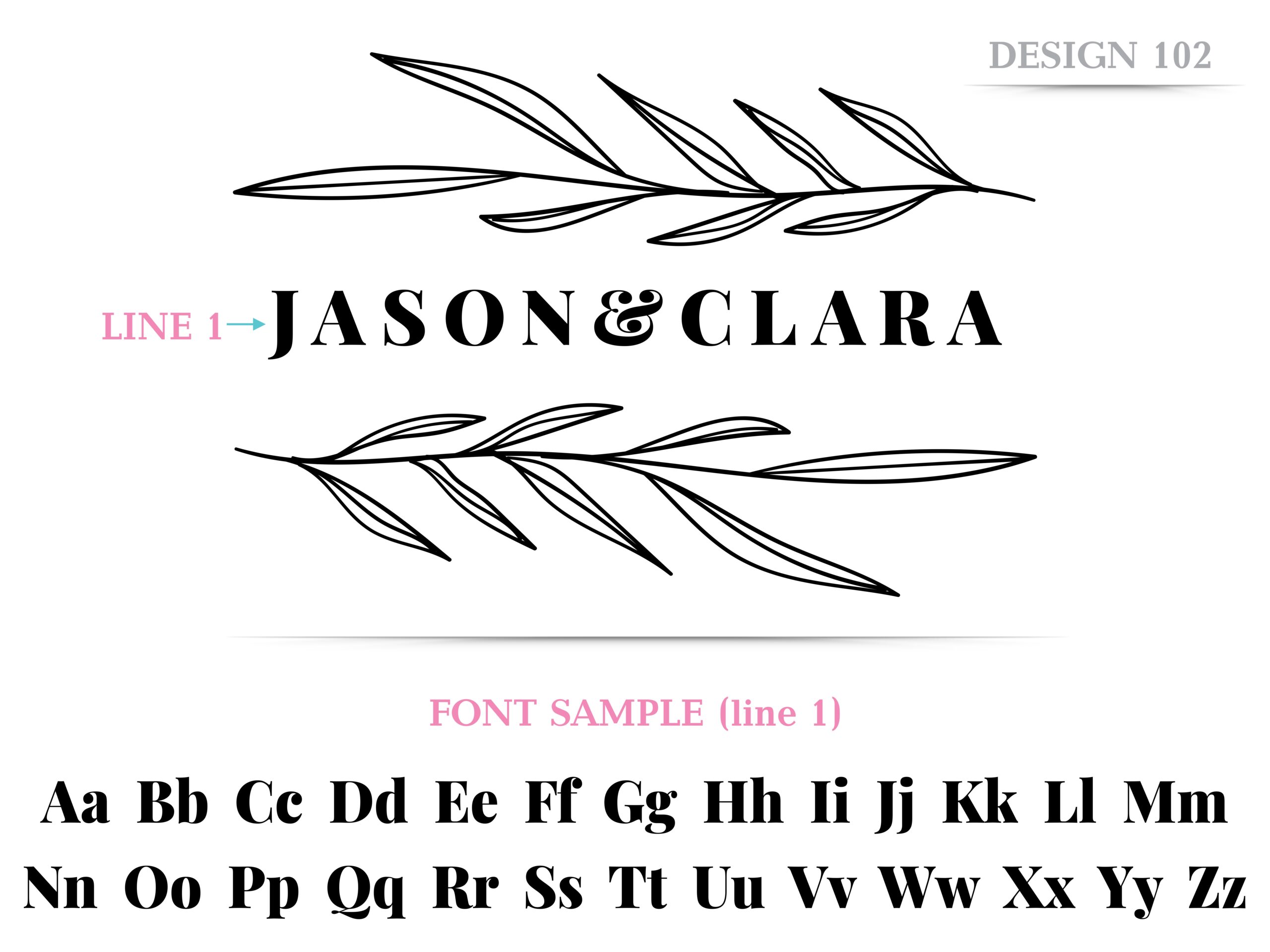 Personalized, Engraved Cutting Board with Rustic Leaf Design for Engagement or Birthday Gift #102 - Image 5